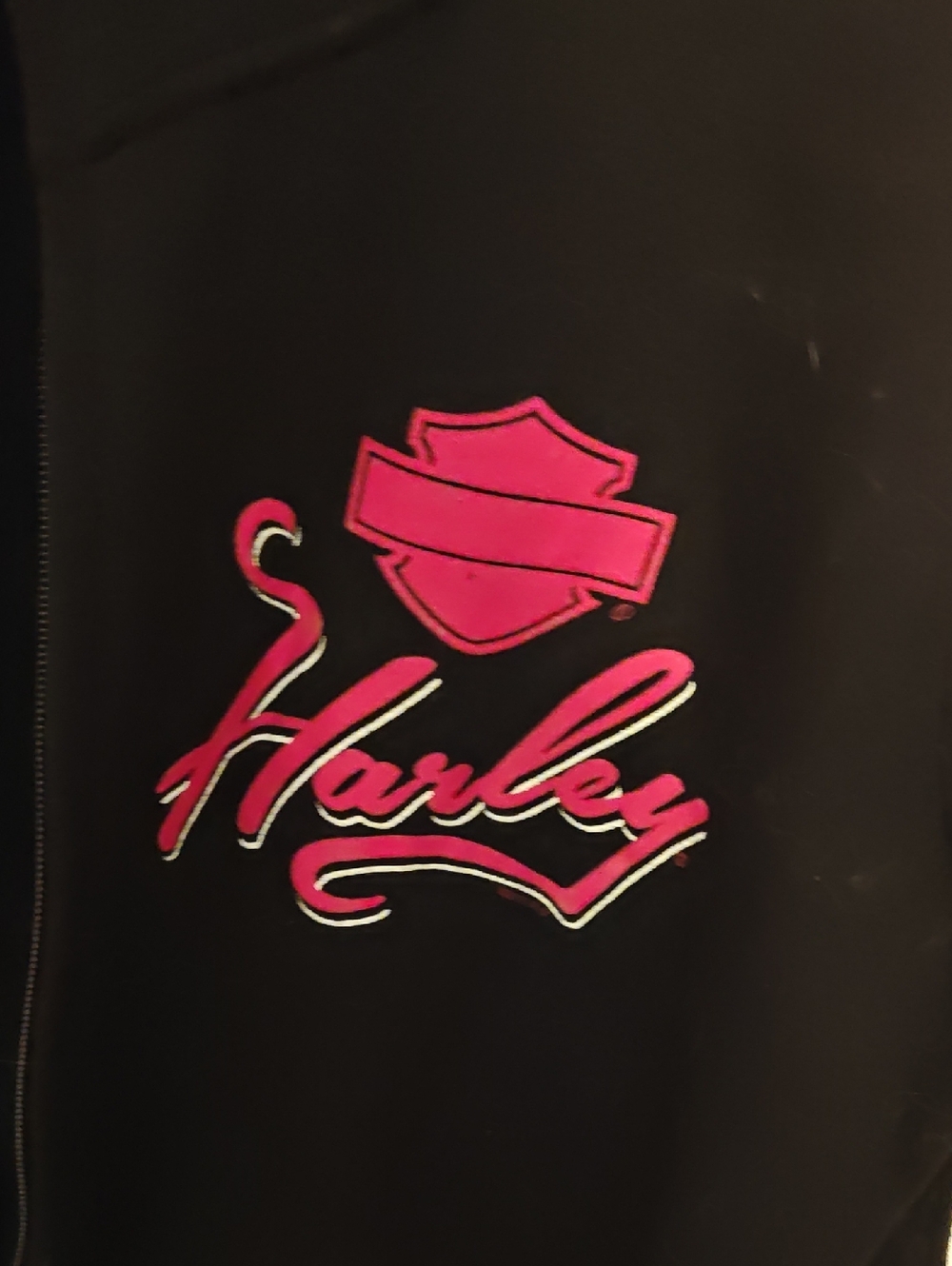 Harley-Davidson Black Jacket with Red Script Shield
